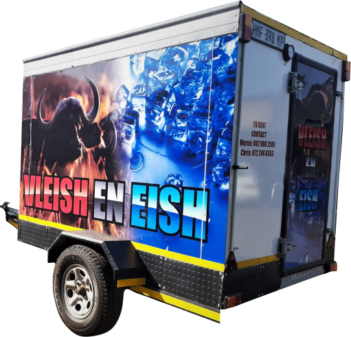 Trailer wrap for Vleish en Eish